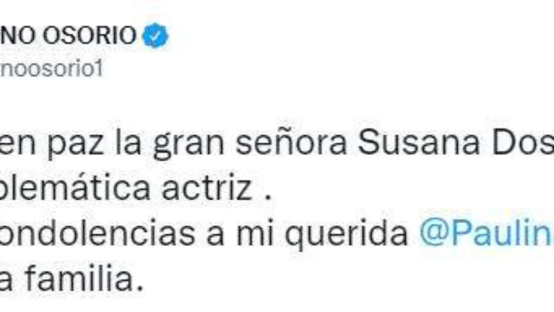 Pésame Susana Dosamantes 8